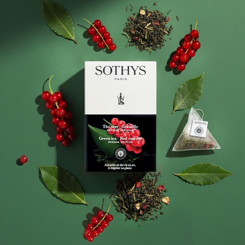 BOITE SACHET THE VERT GROSEILLE SSPE26