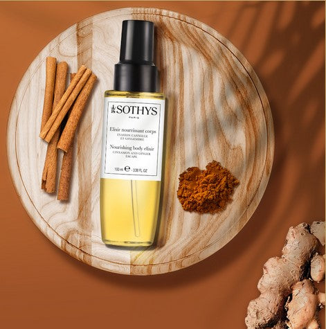 Elixir nourrissant corps Evasion Cannelle et gingembre